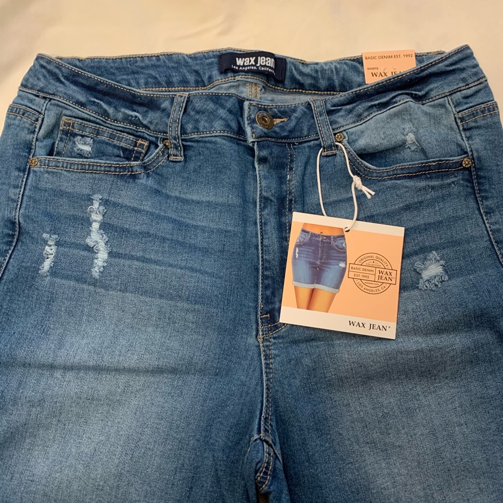 Denim shorts